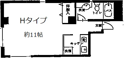 Lady Bee Ikeda（Hタイプ） 間取り図