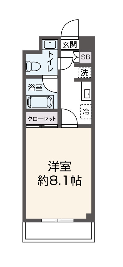 シーム江古田の森（Ｂタイプ） 間取り図