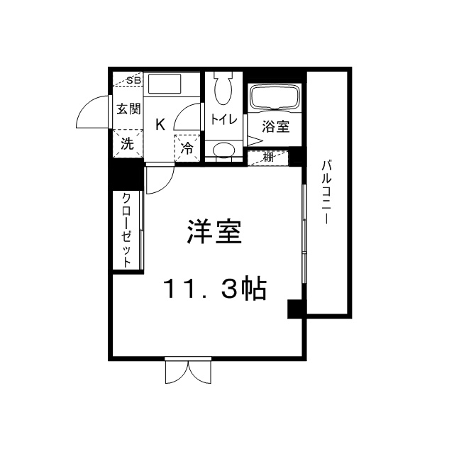 奏（Bタイプ） 間取り図