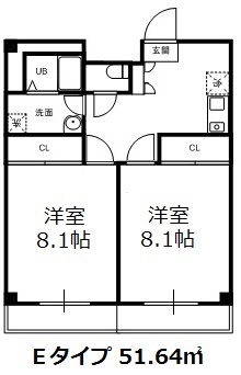 シーム江古田の森（Ｅタイプ） 間取り