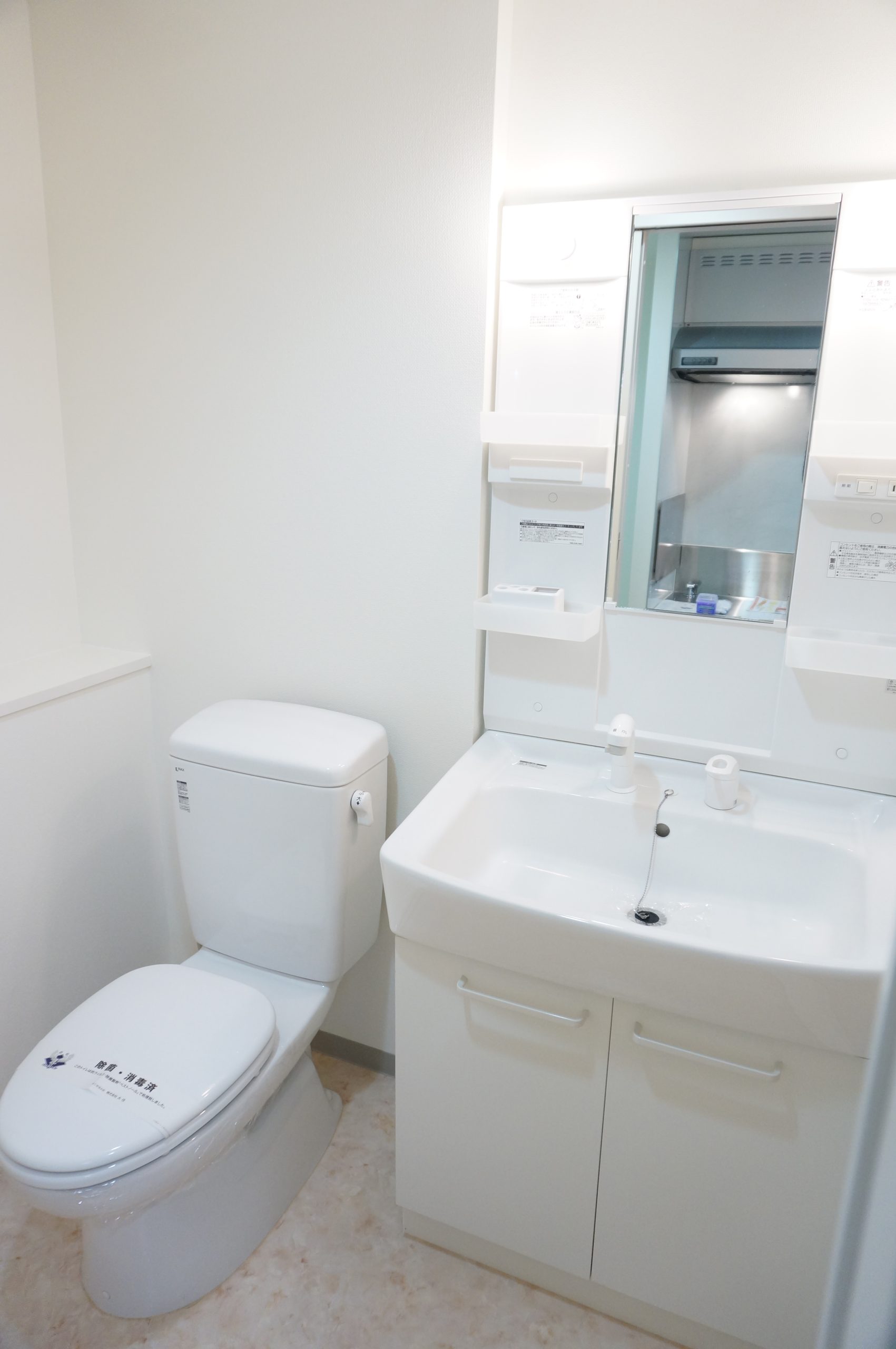 独立洗面台Bタイプ（同タイプ参考写真　左右反転タイプ有り）