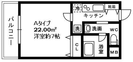 アモローソ桜台グラシア（Aタイプ） 間取り図