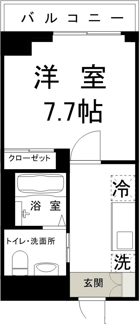 ハーモニー千歳烏山（Dタイプ） 間取り図
