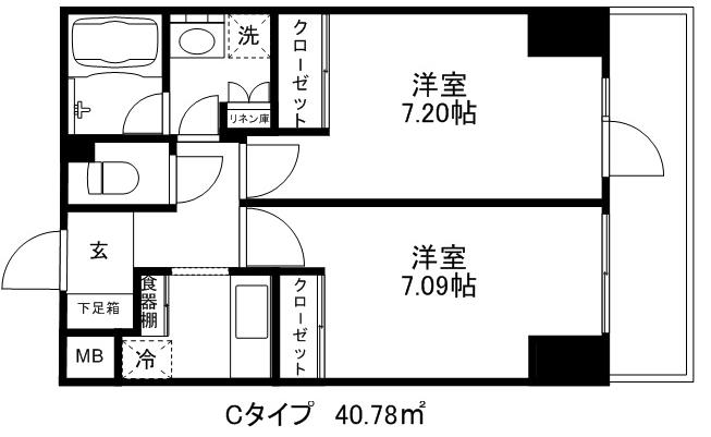 メゾン　ド　ブリュイ(Ｃタイプ) 間取り図