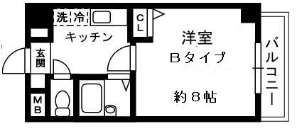 ソナーレエレガンテ(Ｂタイプ) 間取り図