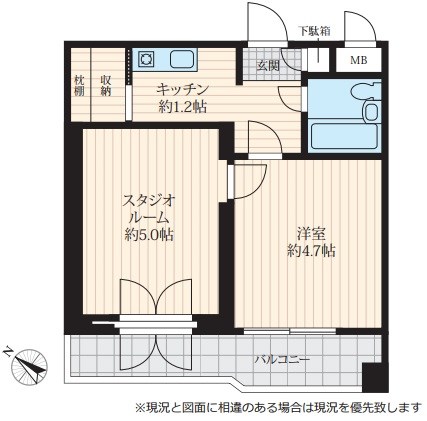 ピアニシオン・ブローニュクレスト 間取り