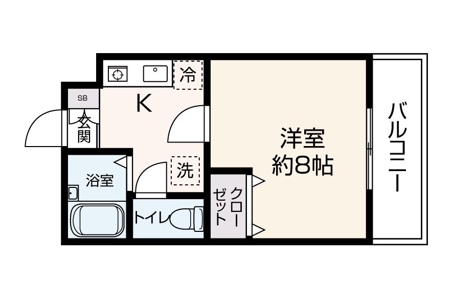 [Sonare]アコルデ芦花 Bタイプ 間取り