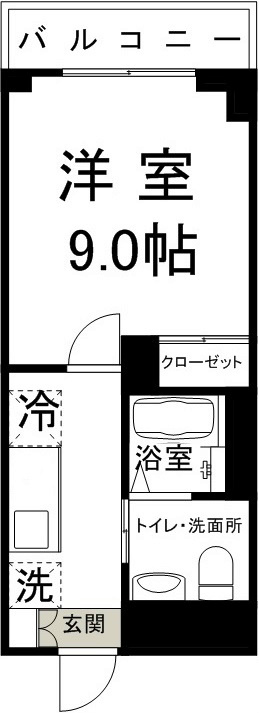 [Sonare]ハーモニー千歳烏山　Fタイプ 間取り