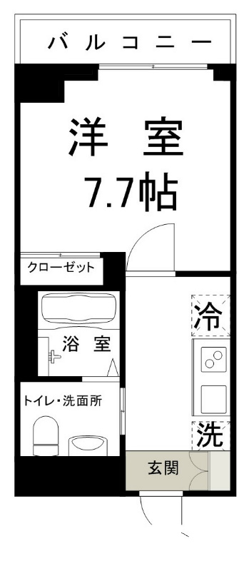 [Sonare]ハーモニー千歳烏山　Hタイプ 間取り