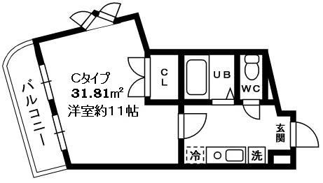 [Sonare]アモローソ溝ノ口 Cタイプ 間取り