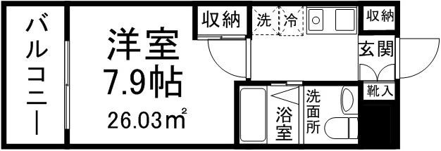 [Sonare]ル　ジャルダン　ヴァレ B2タイプ 間取り