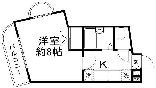 [Sonare]アモローソ溝ノ口 Dタイプ 間取り