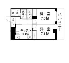 [Sonare]ハーモニー千歳烏山 Iタイプ 間取り