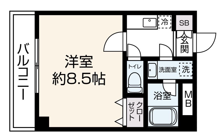 [Sonare]サーフウッド  Bタイプ 間取り