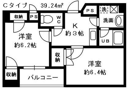 [Sonare]ルミエール目白 Cタイプ 間取り