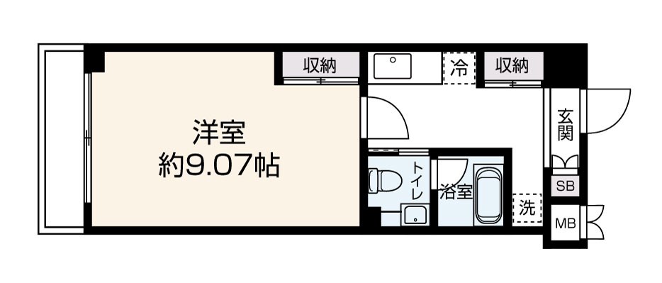 [Sonare]あやぐ池袋 Bタイプ 間取り