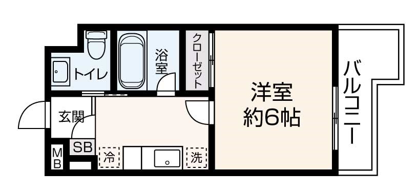 [Sonare]アルペジオ生田 Aタイプ 間取り